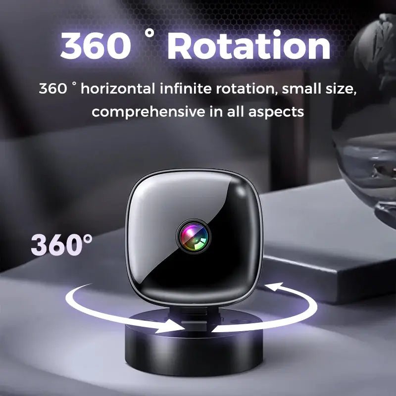 4K 360 Degree WiFi Mini Security Camera Night Vision Smart Home Ready
