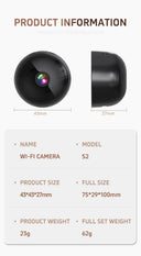 Compact Security Camera for Home Safety