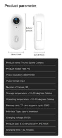 Hands-Free 4K Body Cam for Field Use