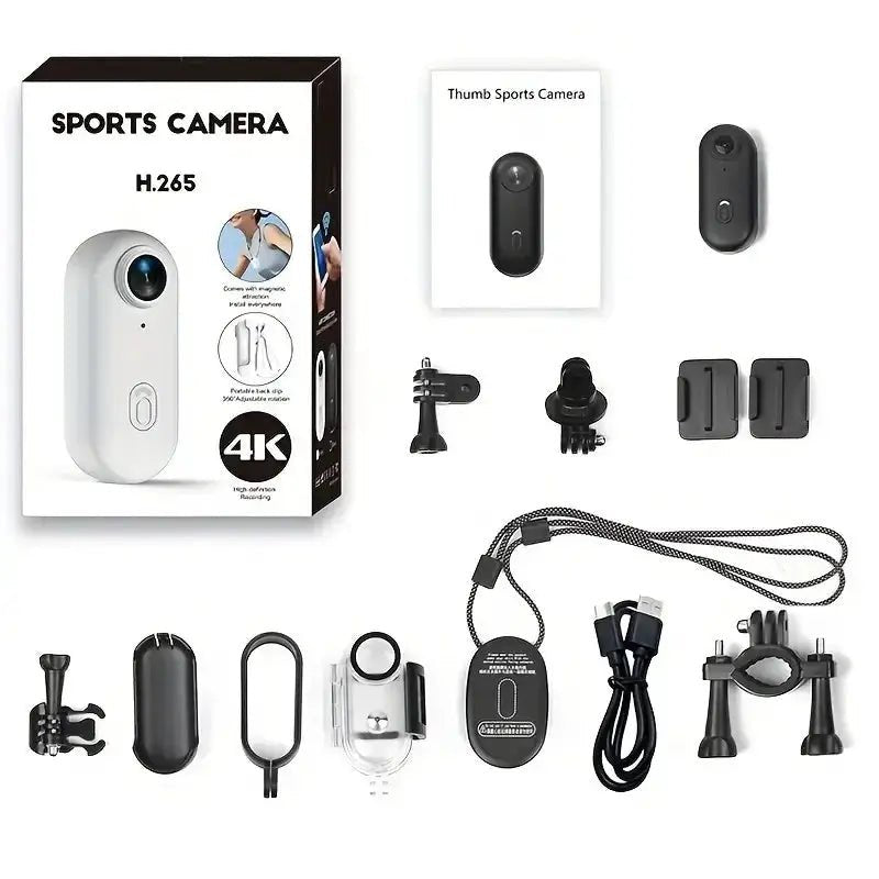 4K 64GB Mini Body Camera Wearable Camcorder With Audio Waterproof Always Ready