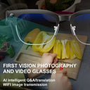 4K Camera Smart Glasses for Translation
