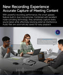 4K Camera Smart Glasses for Translation