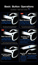 4K Camera Smart Glasses for Translation