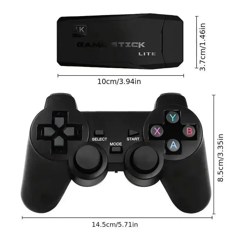 4K Retro Game Console for Kids with 10000 Classic Games