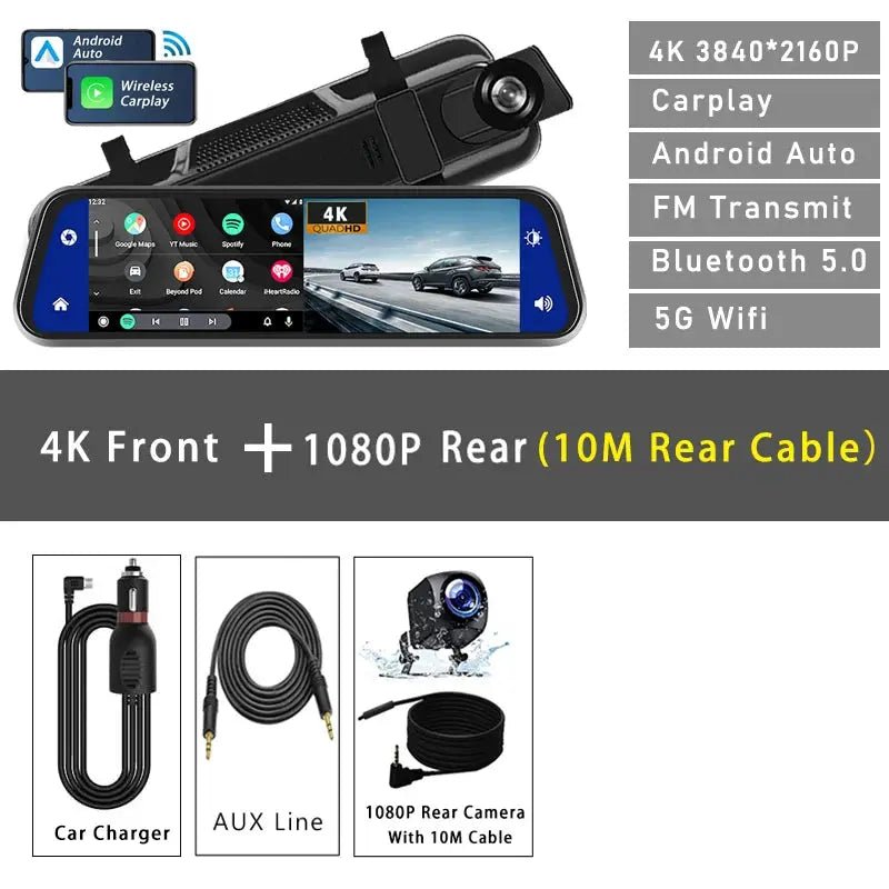 Dash Cam Mirror for Safer Driving — product view 10
