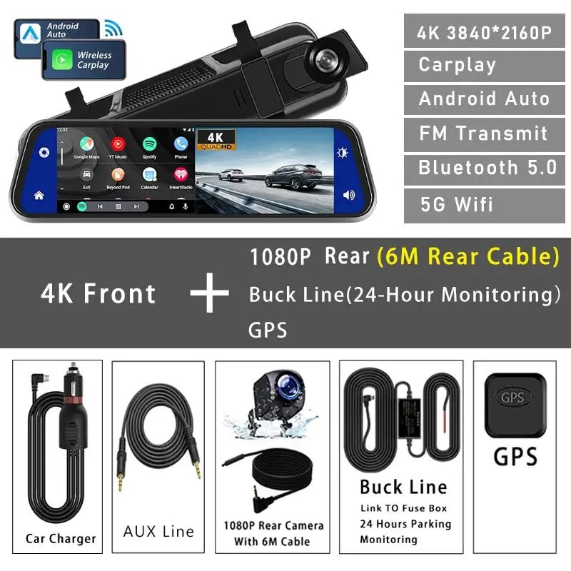 Dash Cam Mirror for Safer Driving — product view 9