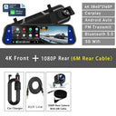 4K Dash Cam Mirror for Safer Driving