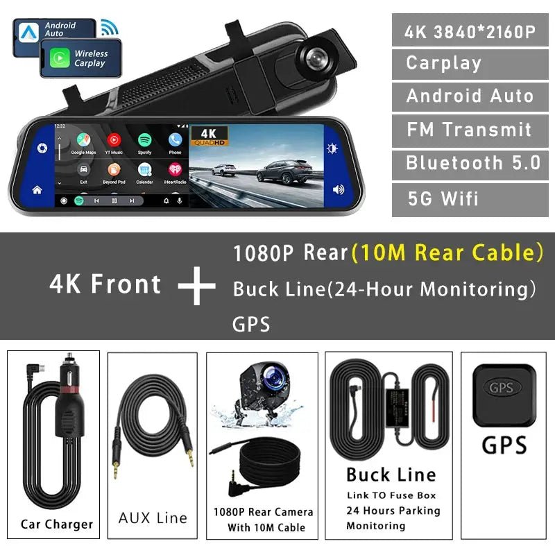 Dash Cam Mirror for Safer Driving — product view 11