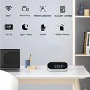 4K Covert Clock Camera For Home Security