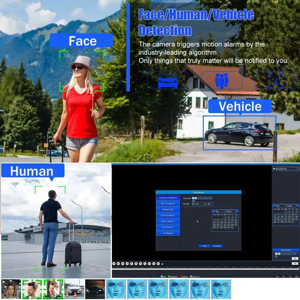 4K NVR IP Camera With H265 Plus For Crystal Clarity Video