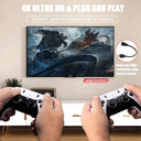 4K Retro Gaming Console with 58000 Games & Wireless Controllers