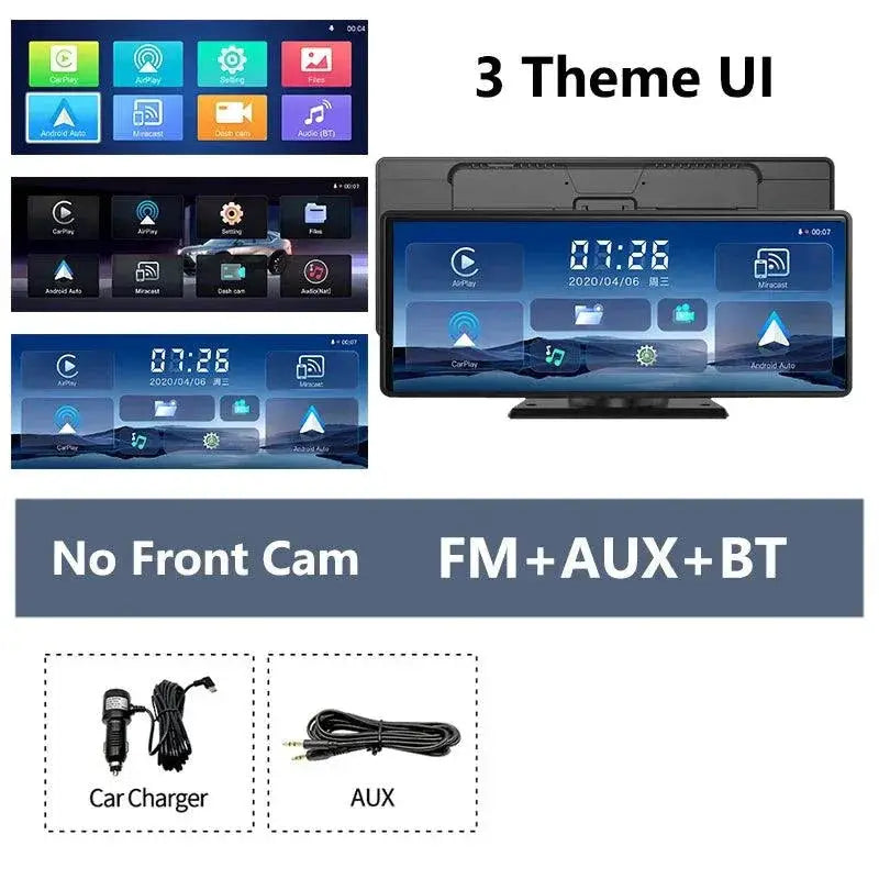 4K Wireless Dash Cam With CarPlay And Android Auto Safety