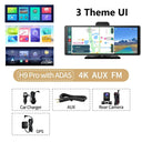 4K Wireless Dash Cam with CarPlay & Android Auto Safety