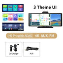 4K Wireless Dash Cam with CarPlay & Android Auto Safety