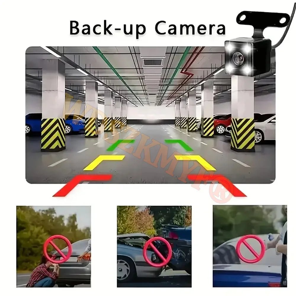 4Lens Car DVR 360 Degrees Video Recorder 1080P Dash Cam - 3 Or 4 Channel Rear HD