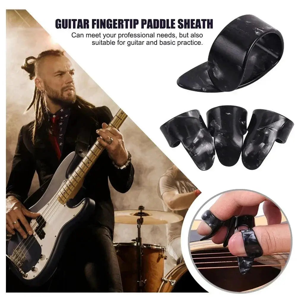 4Pcs Electric Guitar Celluloid Picks Set for Musicians
