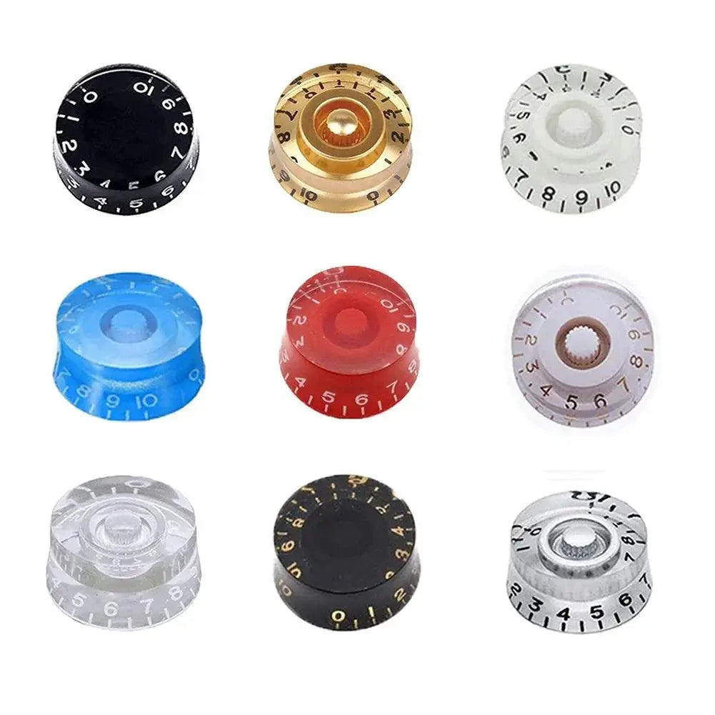 4 Pcs Speed Control Guitar Knobs Multi Color For LP Electric