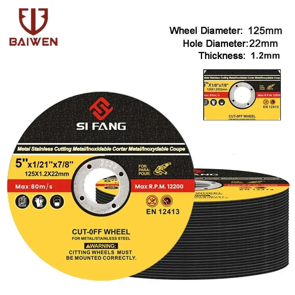 5 - 50Pcs 125mm Metal Cutting Discs For Angle Grinder Wheels