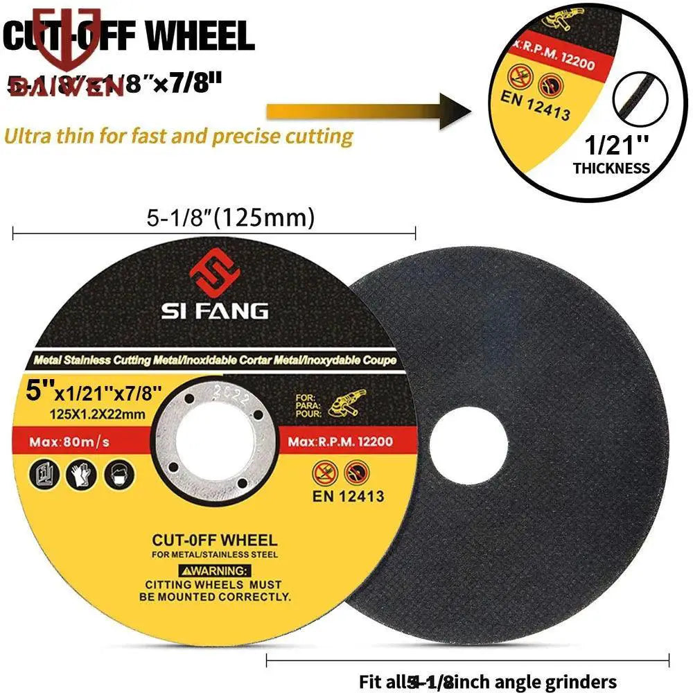 5 - 50Pcs 125mm Metal Cutting Discs For Angle Grinder Wheels