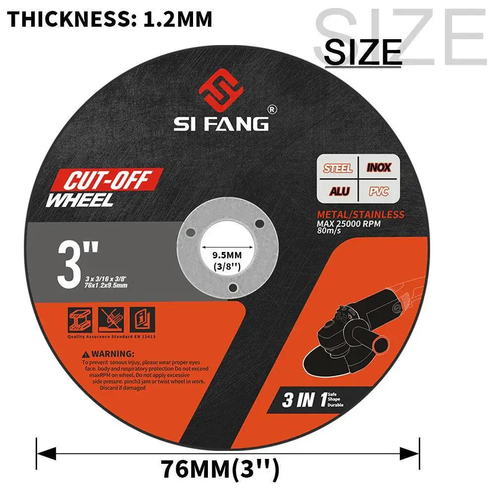 75mm Cutting Discs For Angle Grinder Metal And Steel