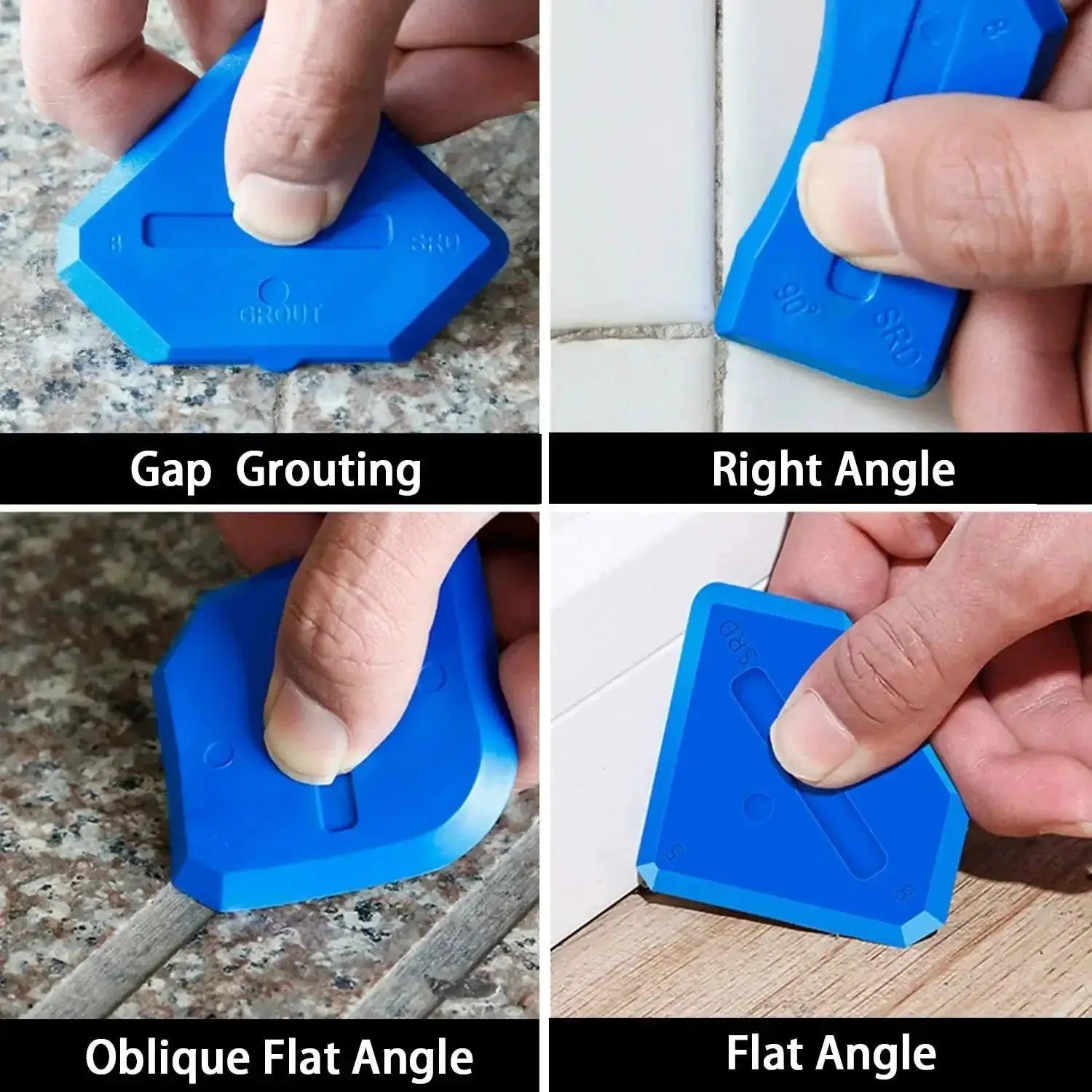 5 In 1 Silicone Sealant Caulk Finisher Grout Kit Tools