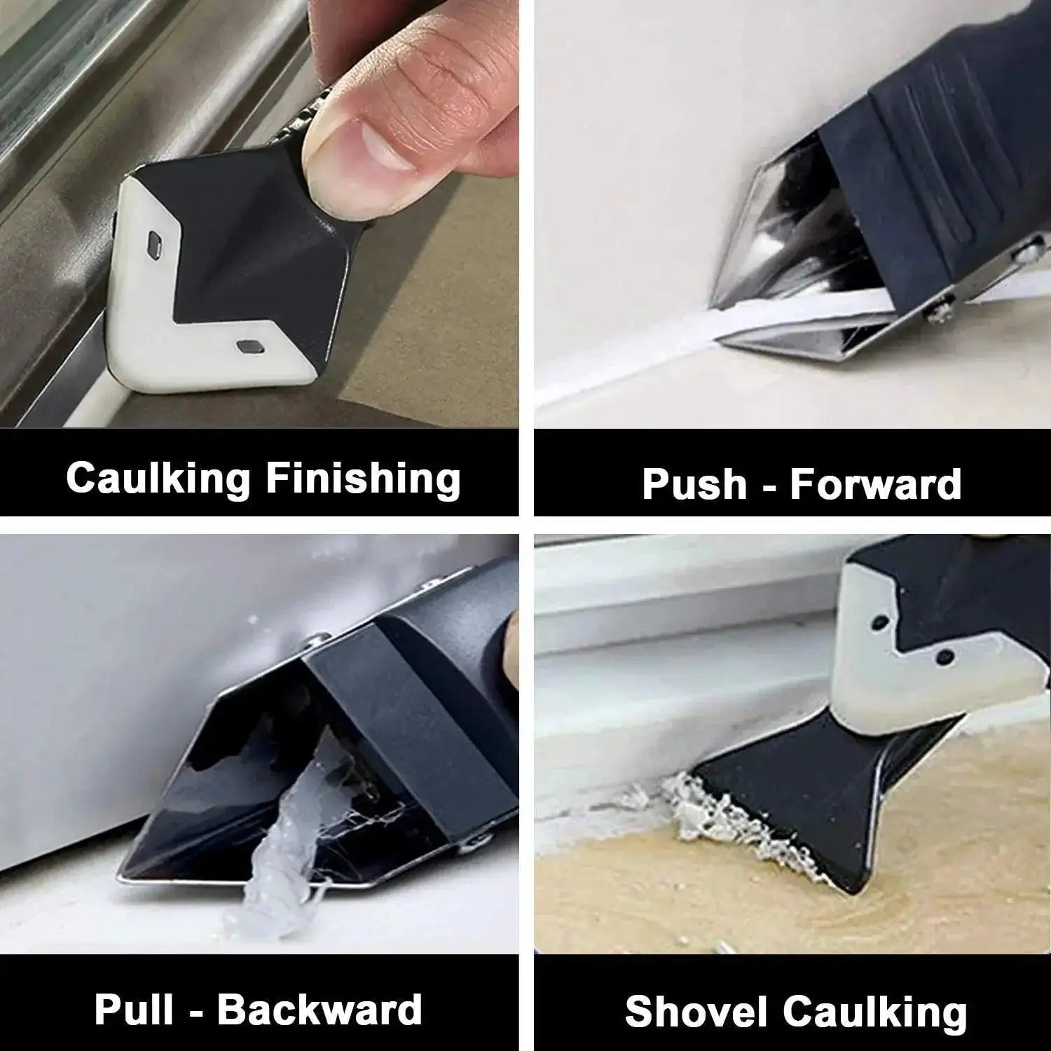 5 In 1 Silicone Sealant Caulk Finisher Grout Kit Tools