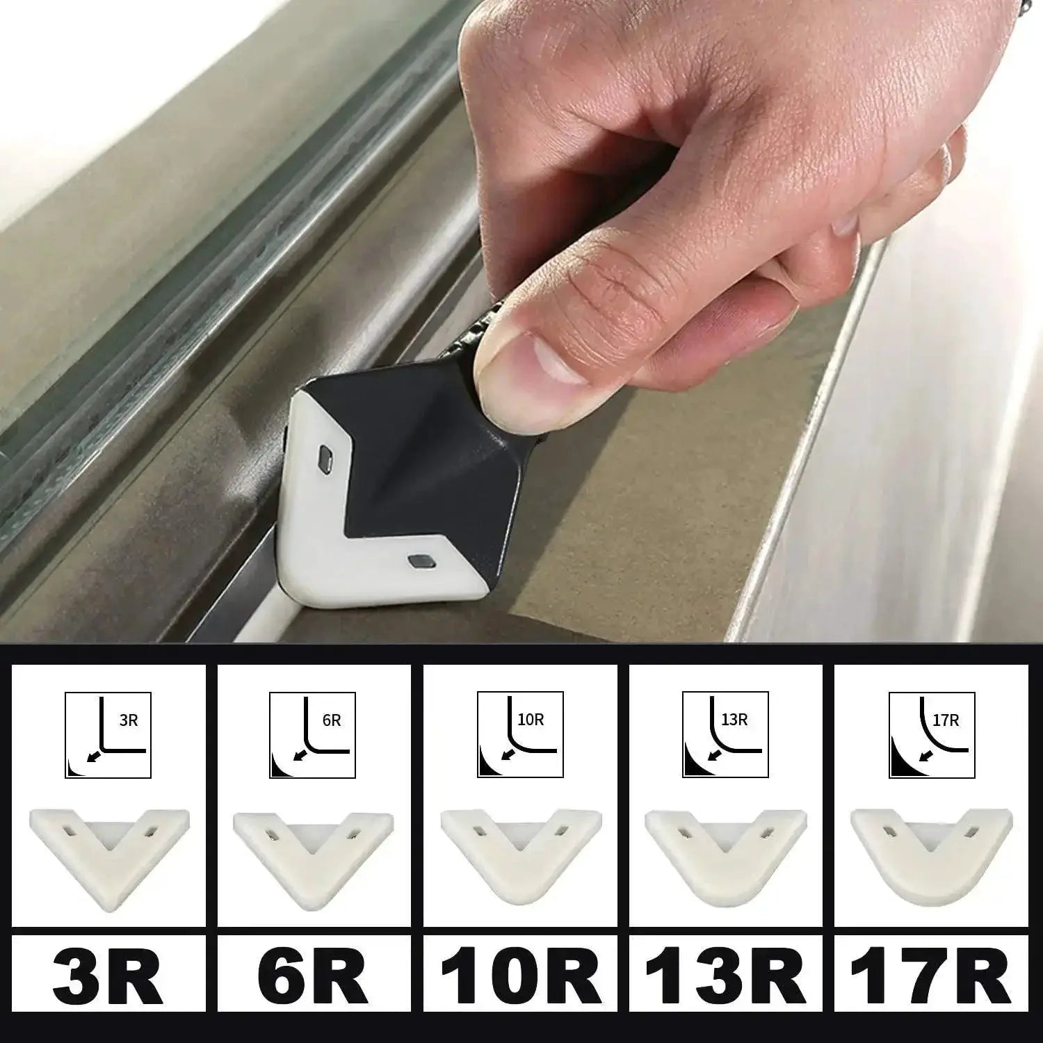 5 In 1 Silicone Sealant Caulk Finisher Grout Kit Tools