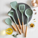 5 Piece Eco Friendly Silicone Kitchen Utensils Set