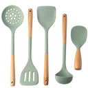 5-Piece Eco-Friendly Silicone Kitchen Utensils Set