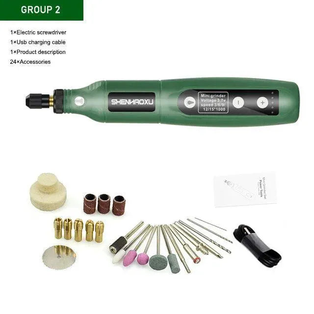 Speed Cordless Engraving Tool With Dremel Accessories -  product image