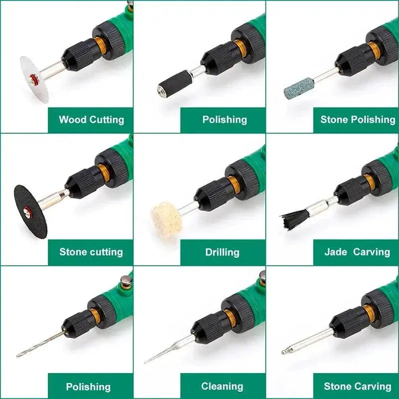 5 Speed Cordless Engraving Tool With Dremel Accessories