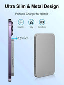 5000mAh Magnetic Wireless Charger 15W Power Bank for iPhone