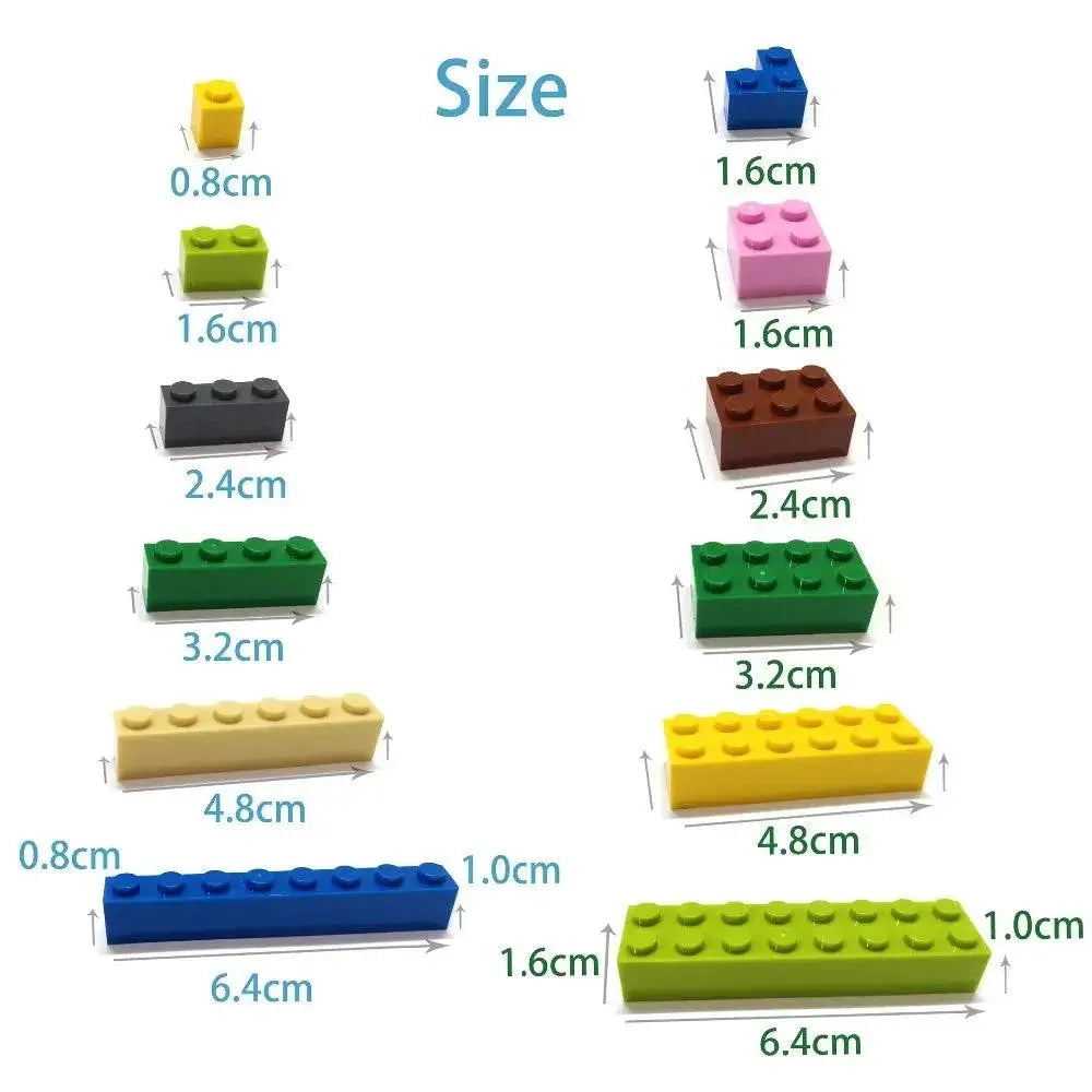 50 Pcs Thick Building Blocks Set For Creative Play Fun