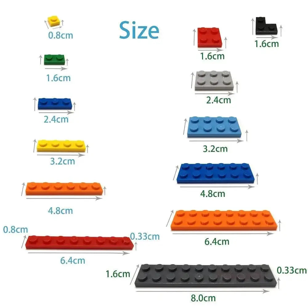 50 Pcs Thick Building Blocks Set For Creative Play Fun