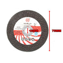 5/10pcs 75mm Mini Cutting Disc Circular Resin Grinding Wheel