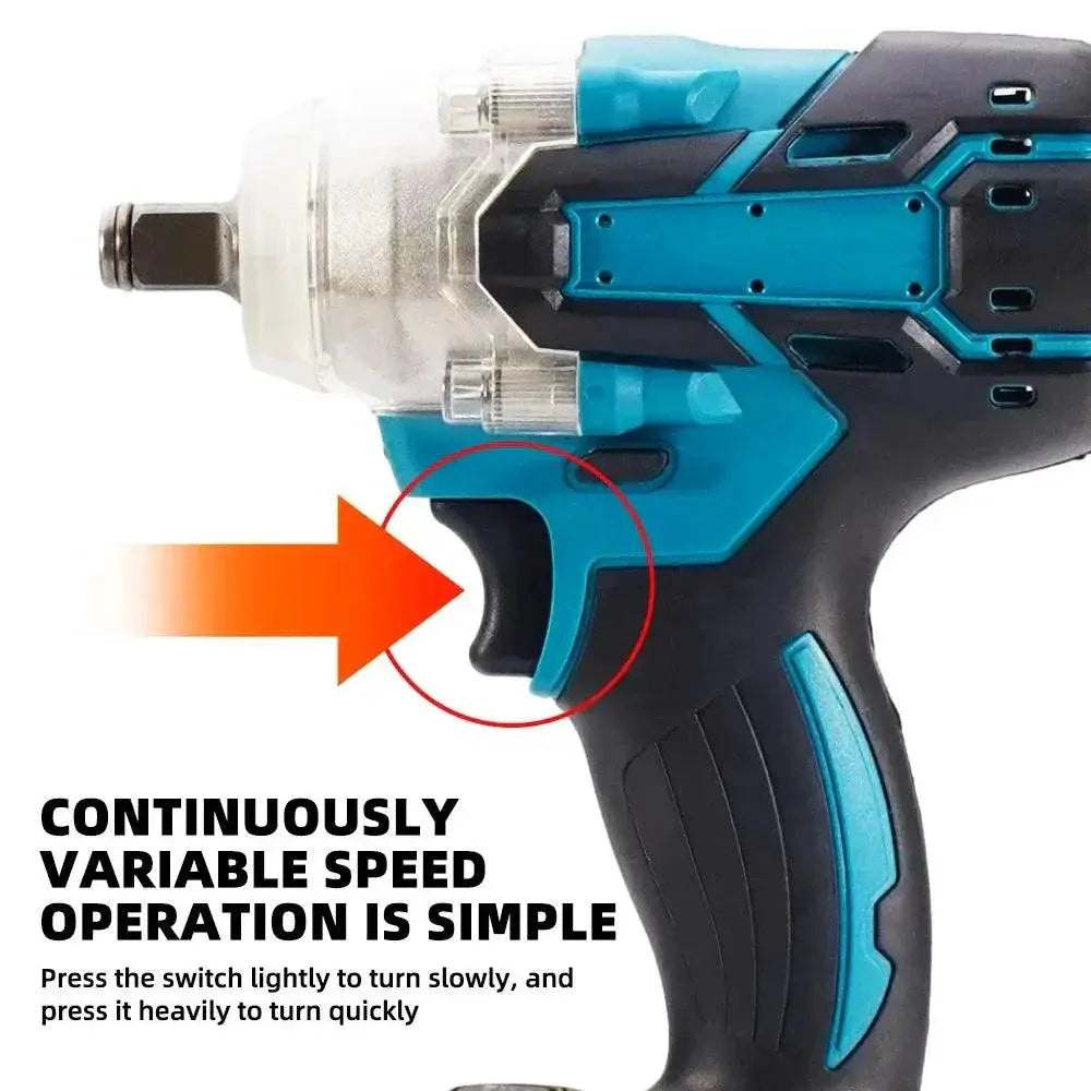 520Nm Brushless Cordless Impact Wrench for Makita 388V