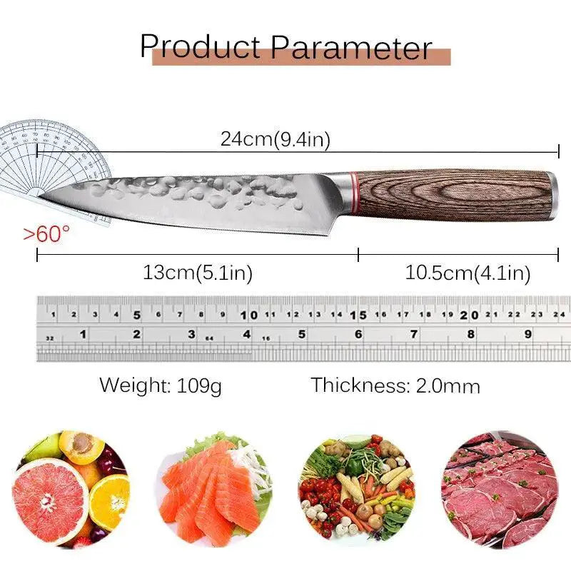 5.5 Inch Stainless Steel Paring And Boning Knife Versatile