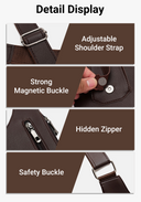 Outdoor Anti-Theft Tactical Bag Men Retro Multi-Pocket Bags