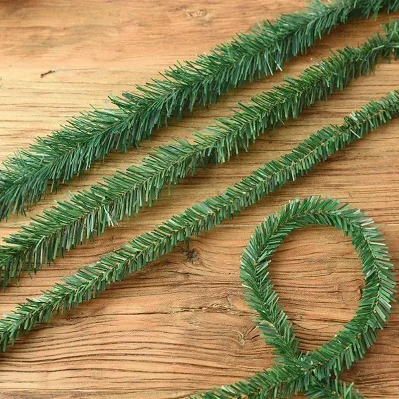 5.5m Artificial Rattan Christmas Garland For DIY Decor