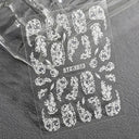 5D Christmas Nail Art Stickers for Festive Manicures