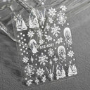 5D Christmas Nail Art Stickers for Festive Manicures