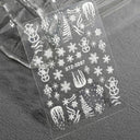 5D Christmas Nail Art Stickers for Festive Manicures