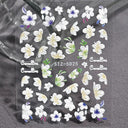 5D Christmas Nail Art Stickers for Festive Manicures