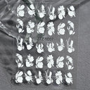 5D Christmas Nail Art Stickers for Festive Manicures