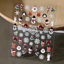 5D Christmas Nail Art Stickers for Festive Manicures