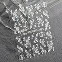5D Christmas Nail Art Stickers for Festive Manicures