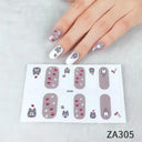 5D Diamond Korean Nail Sticker Wrap Elegant Nail Art Solution