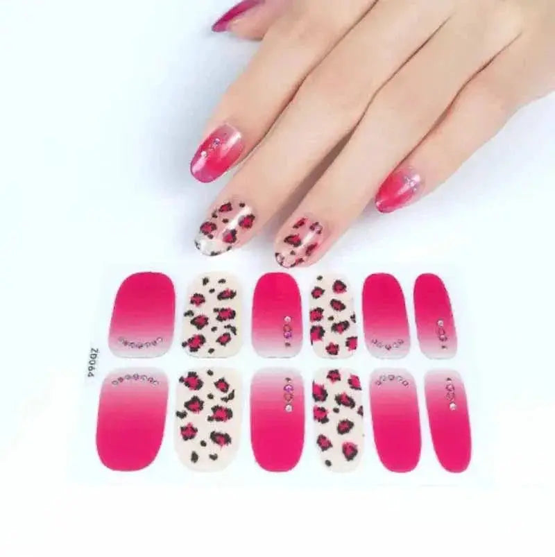 5D Diamond Korean Nail Sticker Wrap Elegant Nail Art
