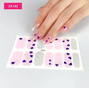 5D Diamond Korean Nail Sticker Wrap Elegant Nail Art Solution