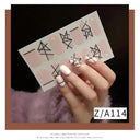 5D Diamond Korean Nail Sticker Wrap Elegant Nail Art Solution